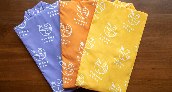 専用の浴衣に着替え