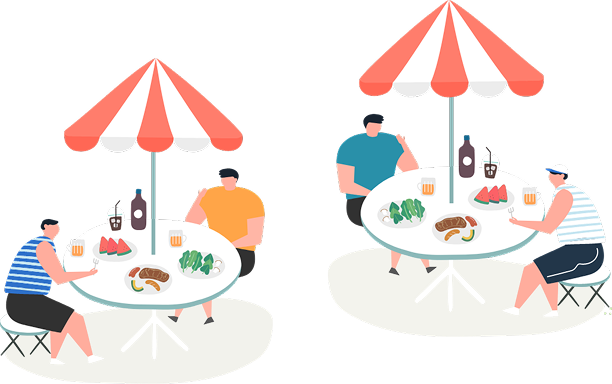 レストランイラスト